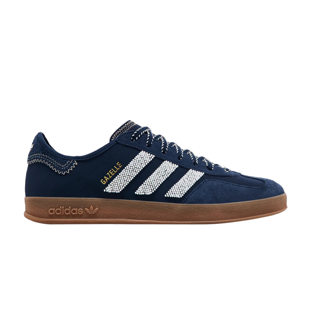 Кроссовки CLOT x adidas Gazelle Indoor 'Collegiate Navy Off White'