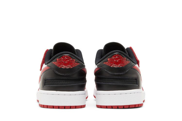 Кроссовки Air Jordan 1 Low FlyEase 'White Gym Red'