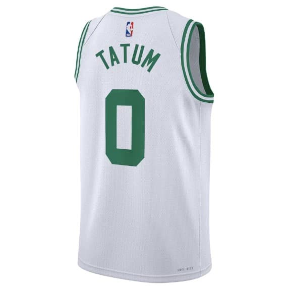 Баскетбольная джерси 2023-24 Boston Celtics Jayson Tatum #0 Swingman Association Edition White Jersey