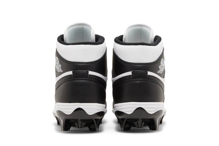 Кроссовки Air Jordan 1 Mid TD Cleat 'Black White' 2023