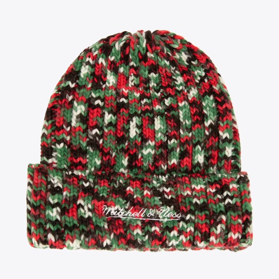 Шапка Mitchell & Ness Green Minnesota Wild GMA Cuffed Knit Hat