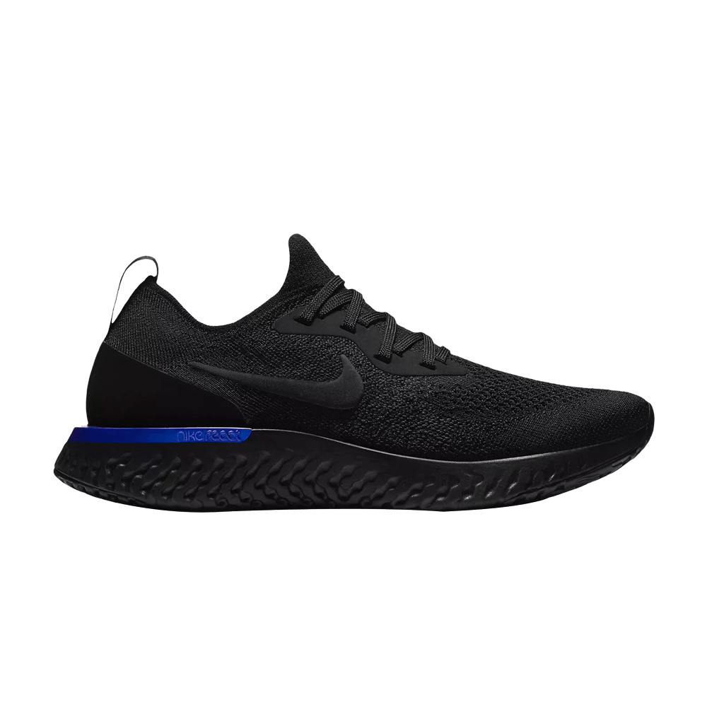 Кроссовки Nike Wmns Epic React Flyknit 'Black Racer Blue'