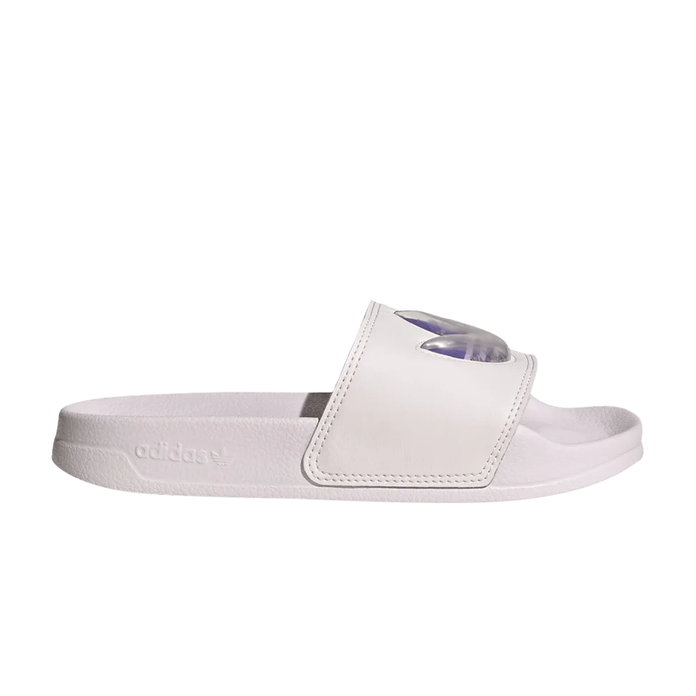 Кроссовки Adidas Adilette Lite Slide J 'Almost Pink Floating Trefoils'