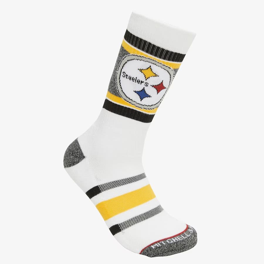 Спортивные носки Mitchell & Ness Pittsburgh Steelers Interception Crew Socks