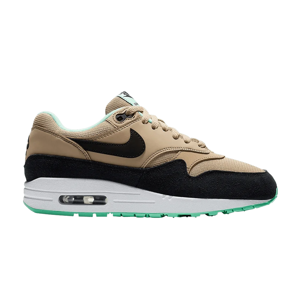 Krossovki-Nike-Wmns-Air-Max-1-Desert-Green-Glow