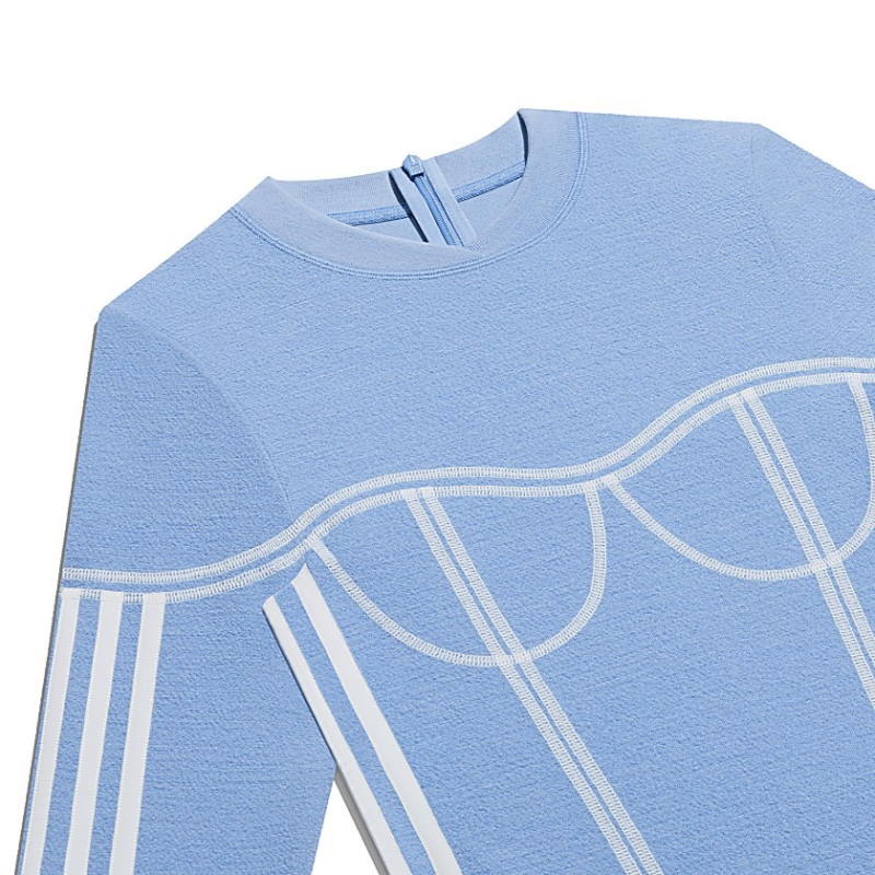 Комбинезон adidas Ivy Park Terry Romper Light Blue