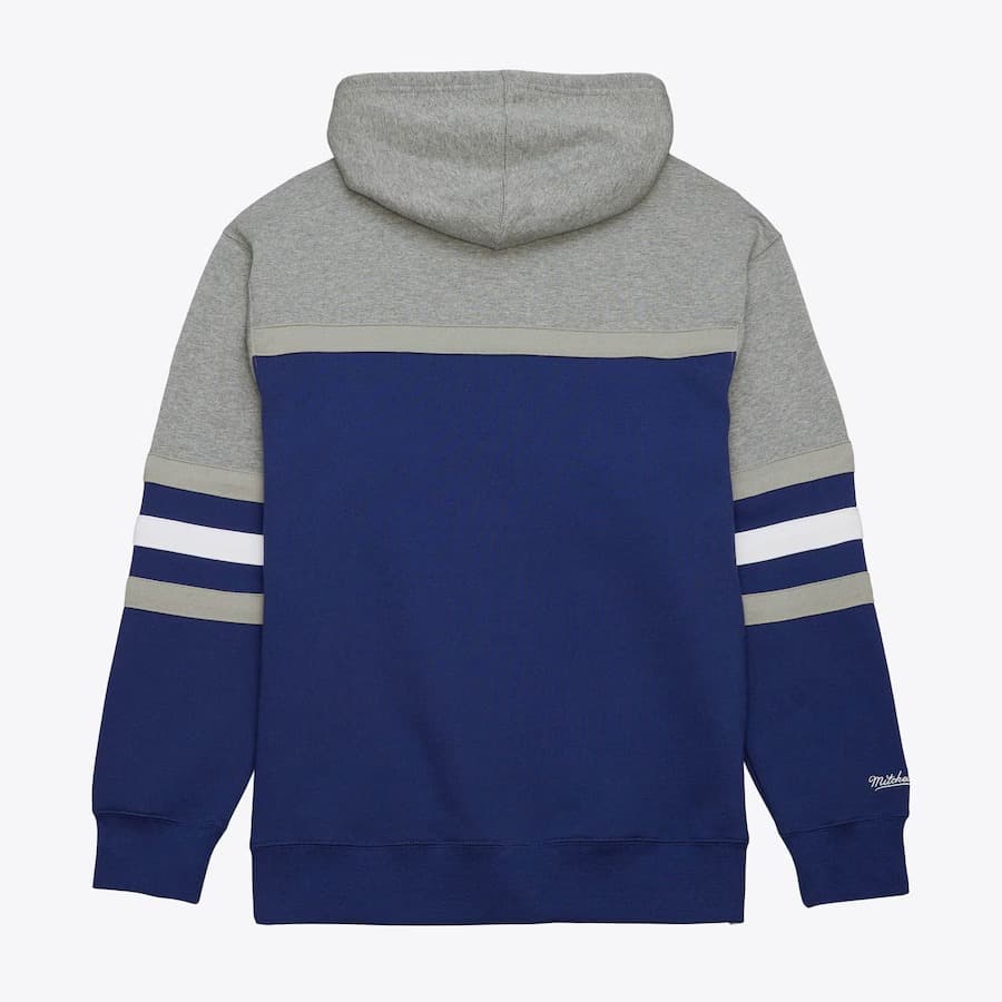 Худи Mitchell & Ness Blue Tampa Bay Lightning Head Coach Pullover Hoodie