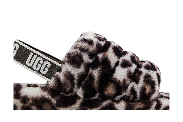 Кроссовки UGG Wmns Fluff Yeah Slide 'Panther Print - Stormy Grey'