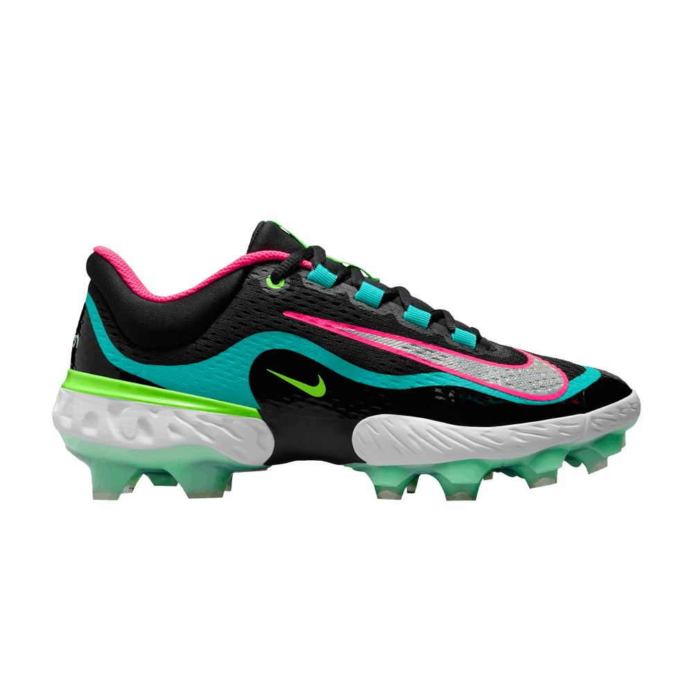 Кроссовки Nike Alpha Huarache Elite 4 Low MCS 'Black Teal Pink'