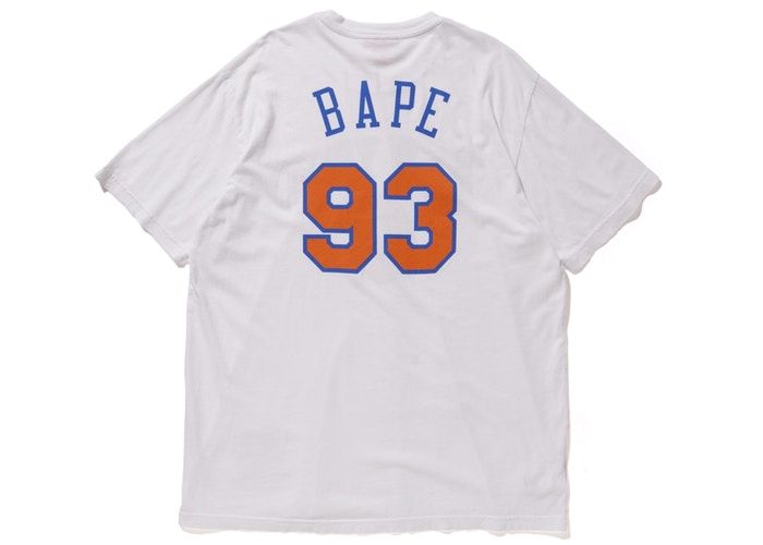 BAPE-x-Mitchell-Ness-Knicks-Tee-White-1
