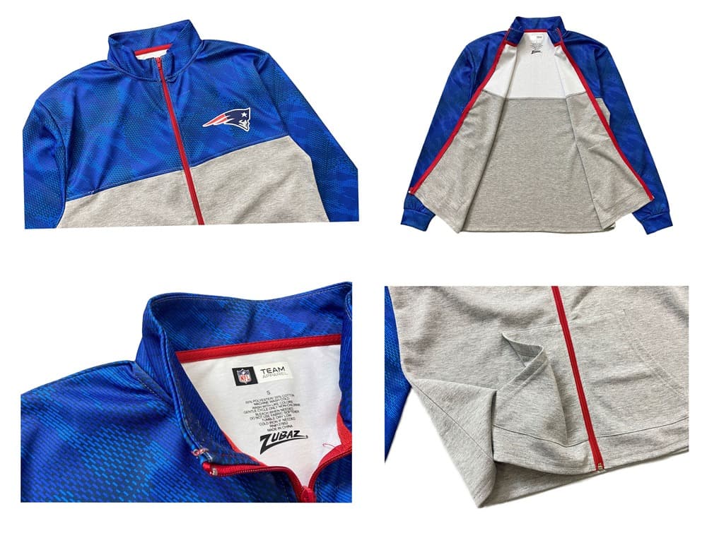 Куртка с воротником-стойкой B20THER NFL Patriots Blue Jacket