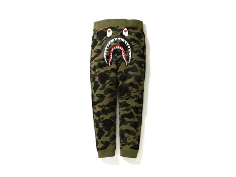 Спортивные штаны BAPE 1st Camo Shark Slim Sweat Pants Green