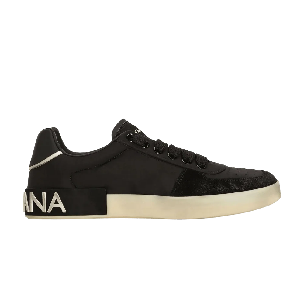 Krossovki-Dolce-Gabbana-Portofino-Sneaker-Black