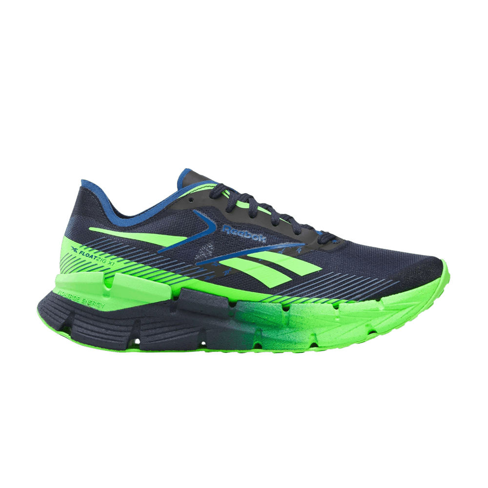 Кроссовки Reebok FloatZig X1 'Twilight Blue Solar Lime'