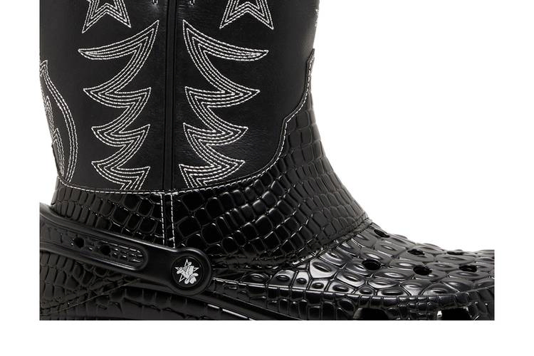 Кроссовки Crocs Classic Cowboy Boot 'Black'