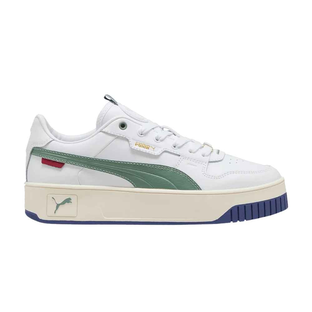 Krossovki-Puma-Wmns-Carina-Street-Lux-White-Green-Moon