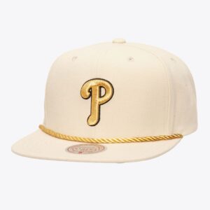 Mitchell-Ness-Cream-Philadelphia-Phillies-Golden-Ivory-Snapback-Hat-300x300