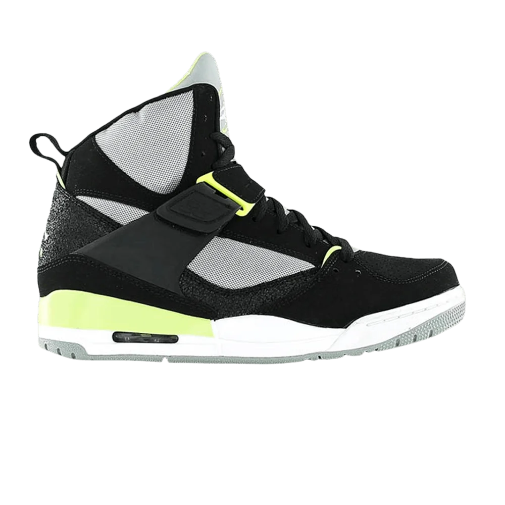 Krossovki-Air-Jordan-Flight-45-High-Black-Volt-Ice