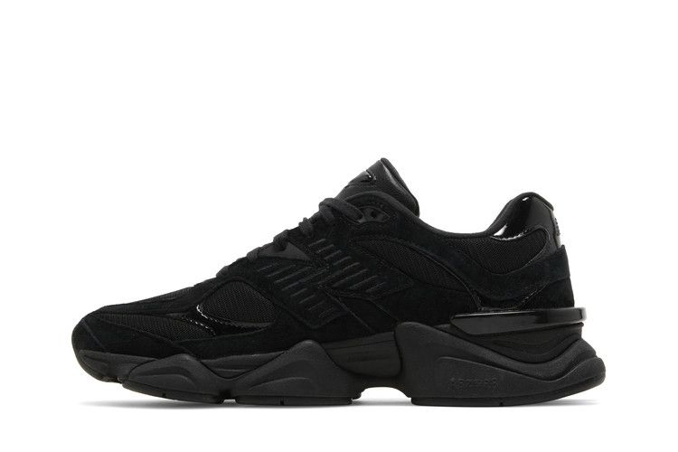 Кроссовки New Balance 9060 'Triple Black Suede Patent'