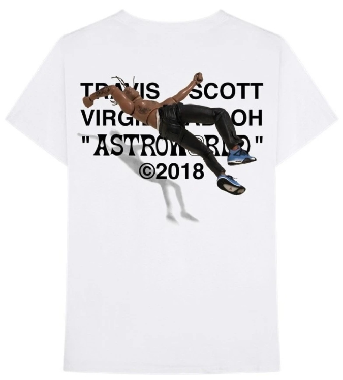 Футболка Travis Scott x Virgil Abloh By A Thread Tee (Cactus Jack Version) White