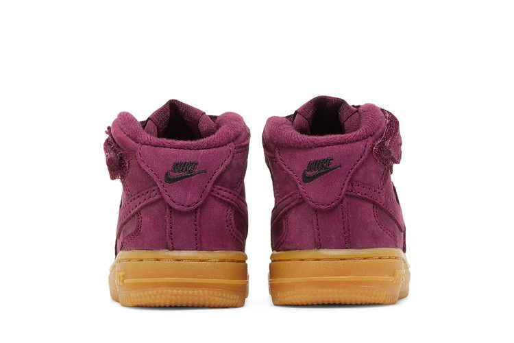 Кроссовки Nike Force 1 Mid WB TD 'Bordeaux'