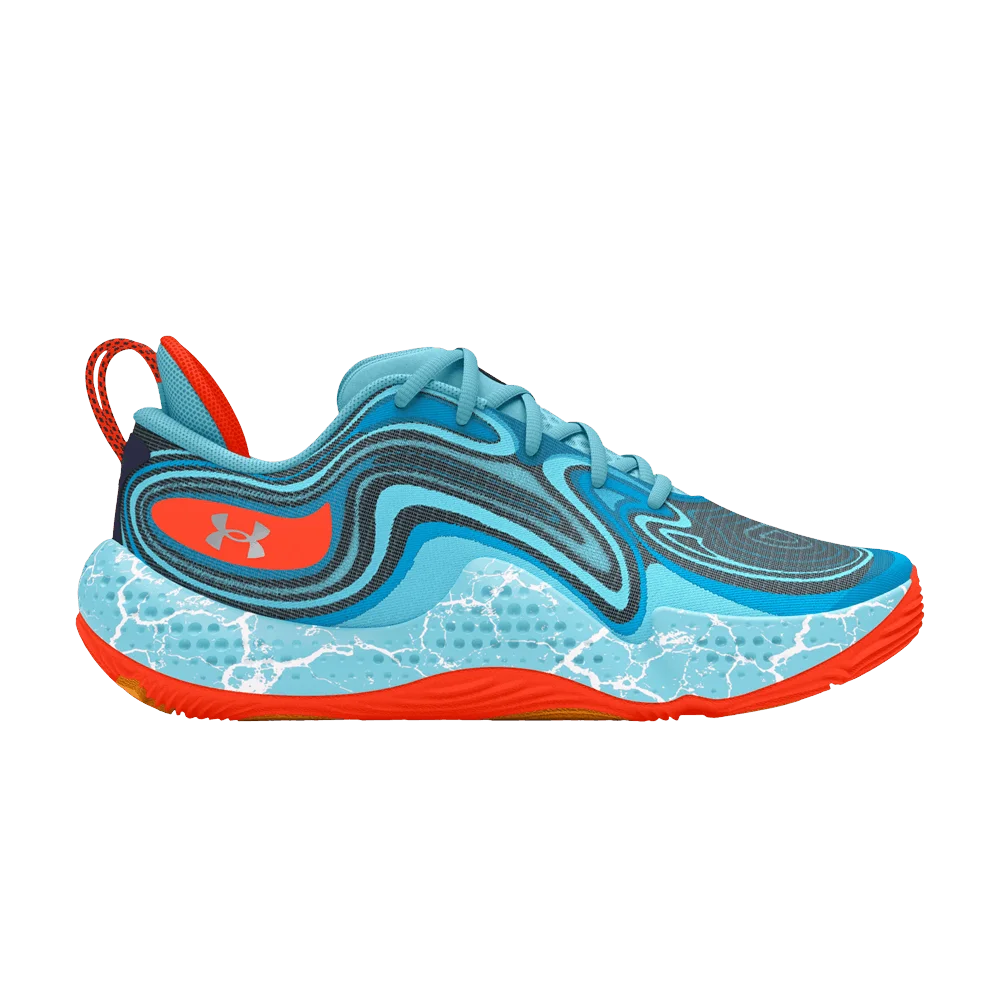 Кроссовки Under Armour Spawn 6 E24 'Sky Blue Lightning'