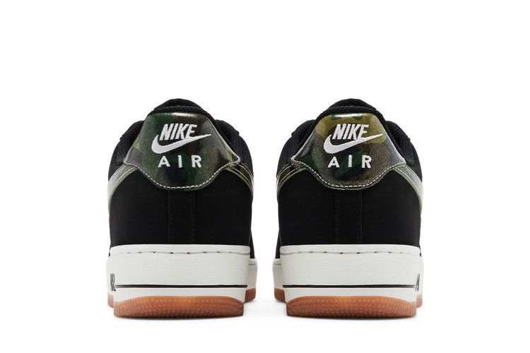 Кроссовки Nike Air Force 1 Low 'Black Patent Camo Swoosh'