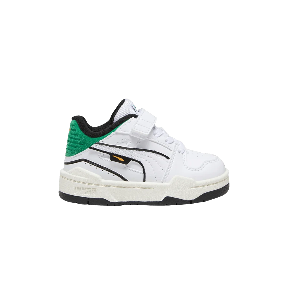 Krossovki-Puma-Slipstream-Toddler-White-Archive-Green