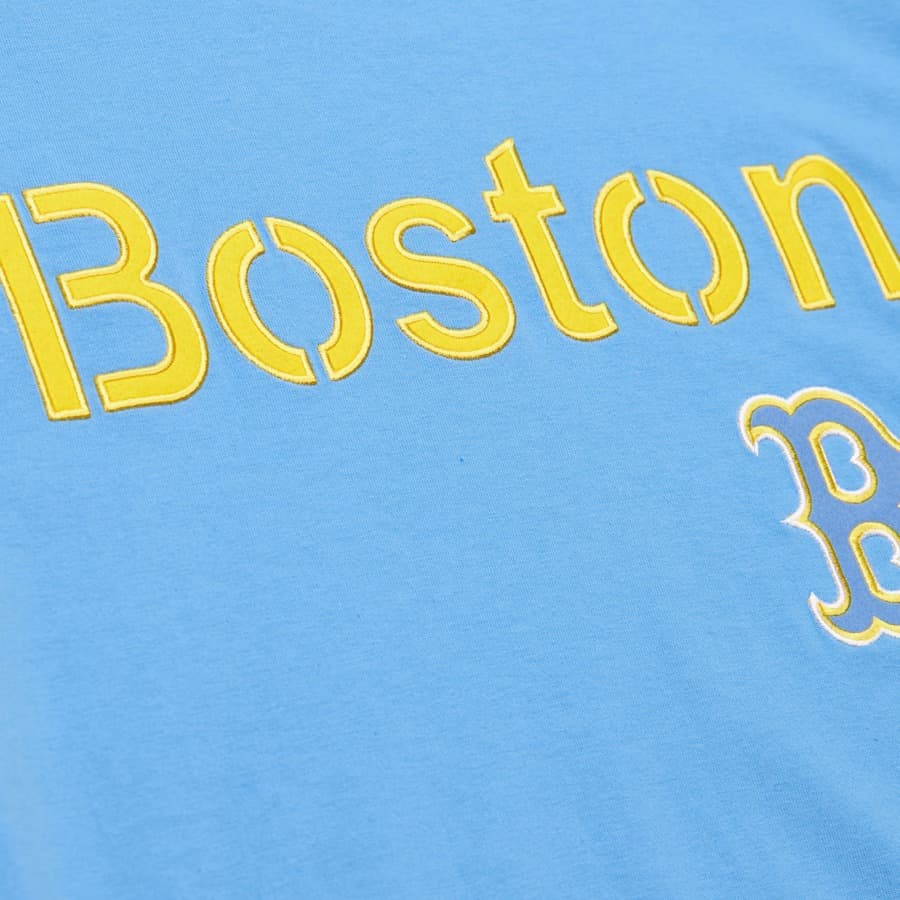 Футболка Mitchell & Ness Light Blue Boston Red Sox City Connect Premium T-Shirt