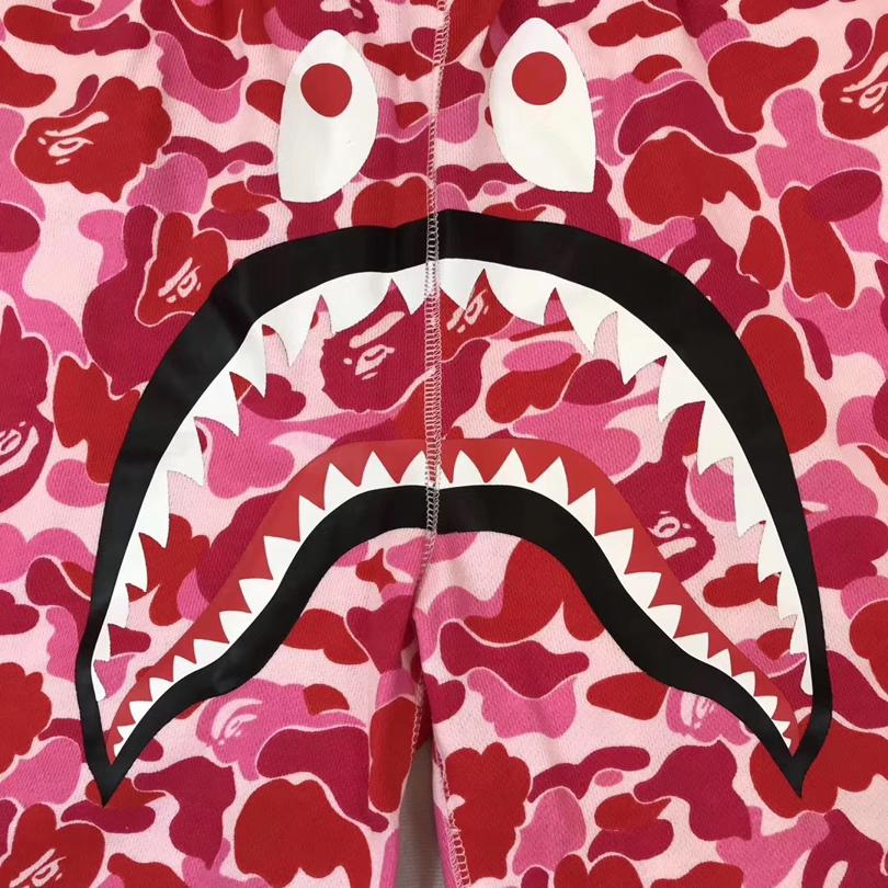 Спортивные шорты BAPE ABC Shark Sweat Shorts Pink