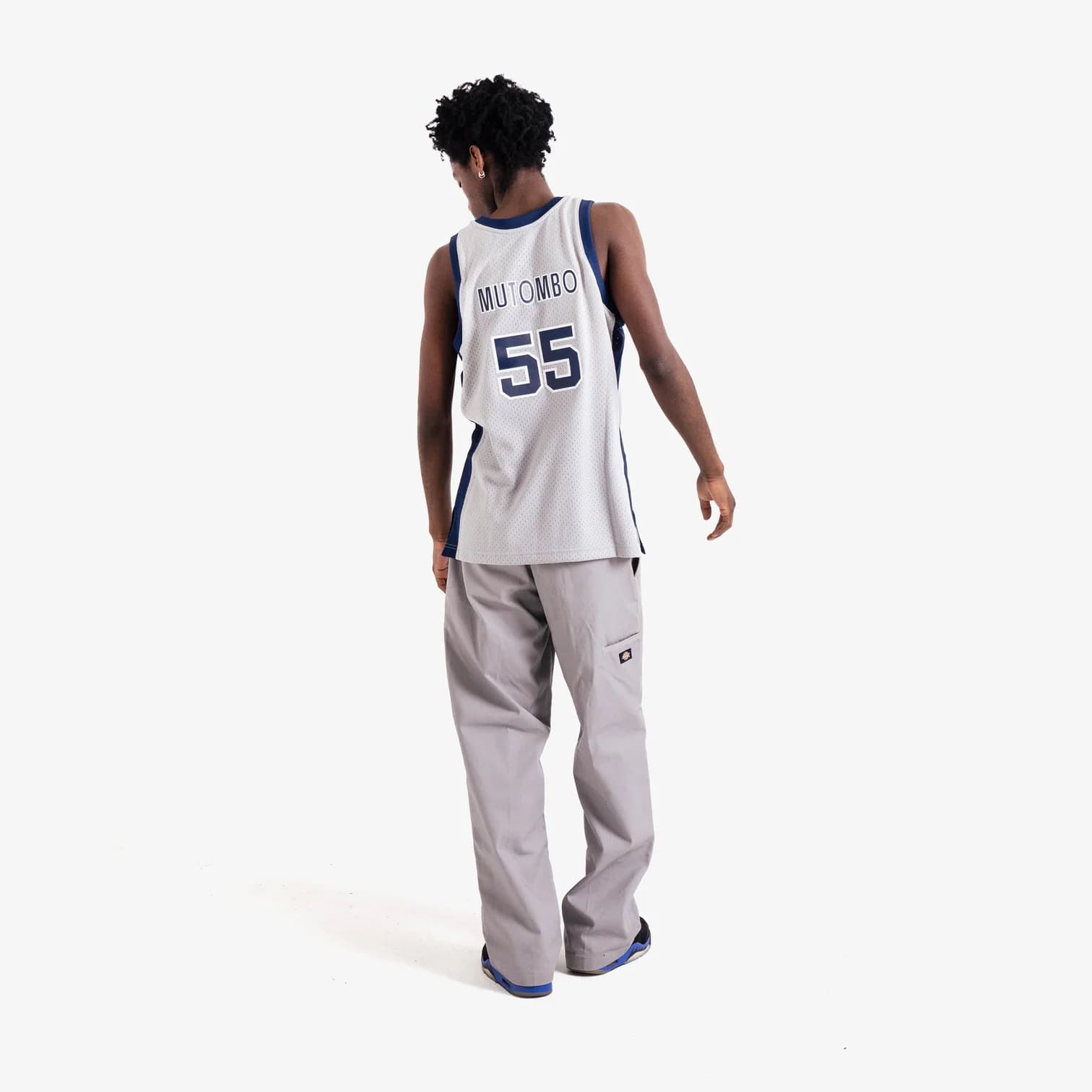 Баскетбольная джерси Mitchell & Ness Dikembe Mutombo Georgetown Hoyas College NCAA Swingman Jersey
