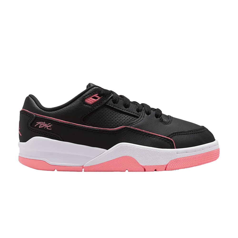 Krossovki-Air-Jordan-Flight-Court-GS-Black-White-Pink-Gaze