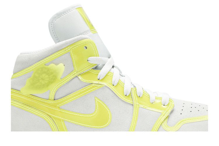 Кроссовки Wmns Air Jordan 1 Mid LX 'Off White Opti Yellow'
