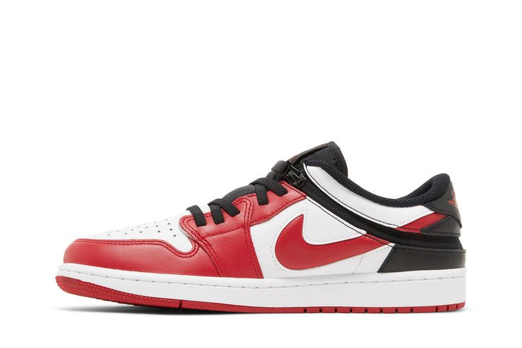 Кроссовки Air Jordan 1 Low FlyEase 'White Gym Red'