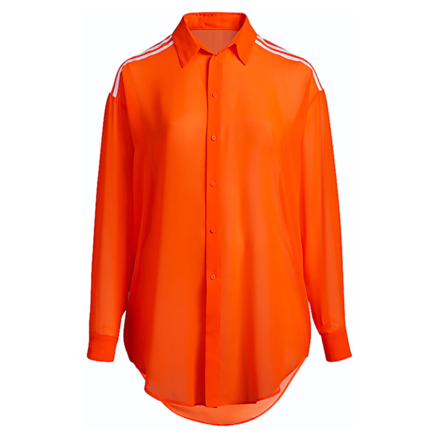 Рубашка adidas Ivy Park Swim Cover-Up Shirt (Plus Size) Solar Orange