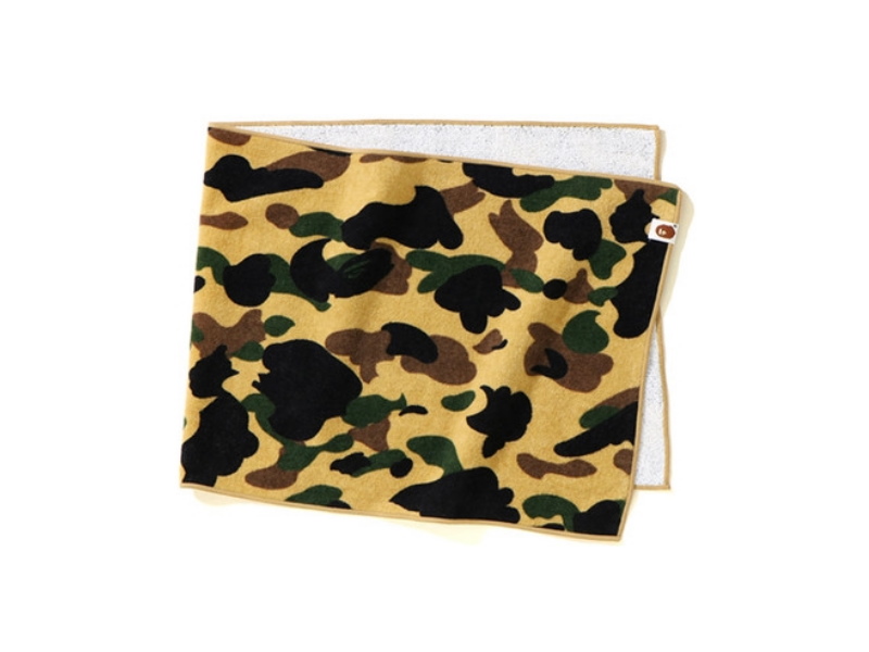 BAPE-1st-Camo-Sport-Towel-Yellow-1