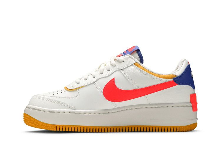 Кроссовки Nike Wmns Air Force 1 Shadow 'White Crimson Blue'