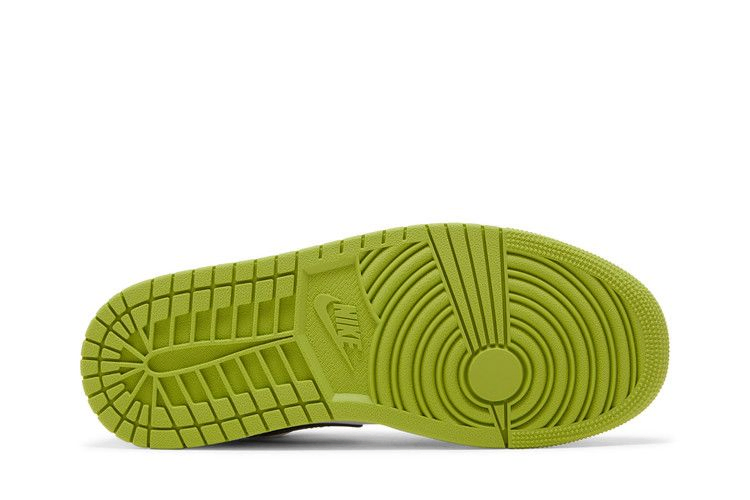 Кроссовки Wmns Air Jordan 1 Low SE 'Vivid Green Snakeskin'