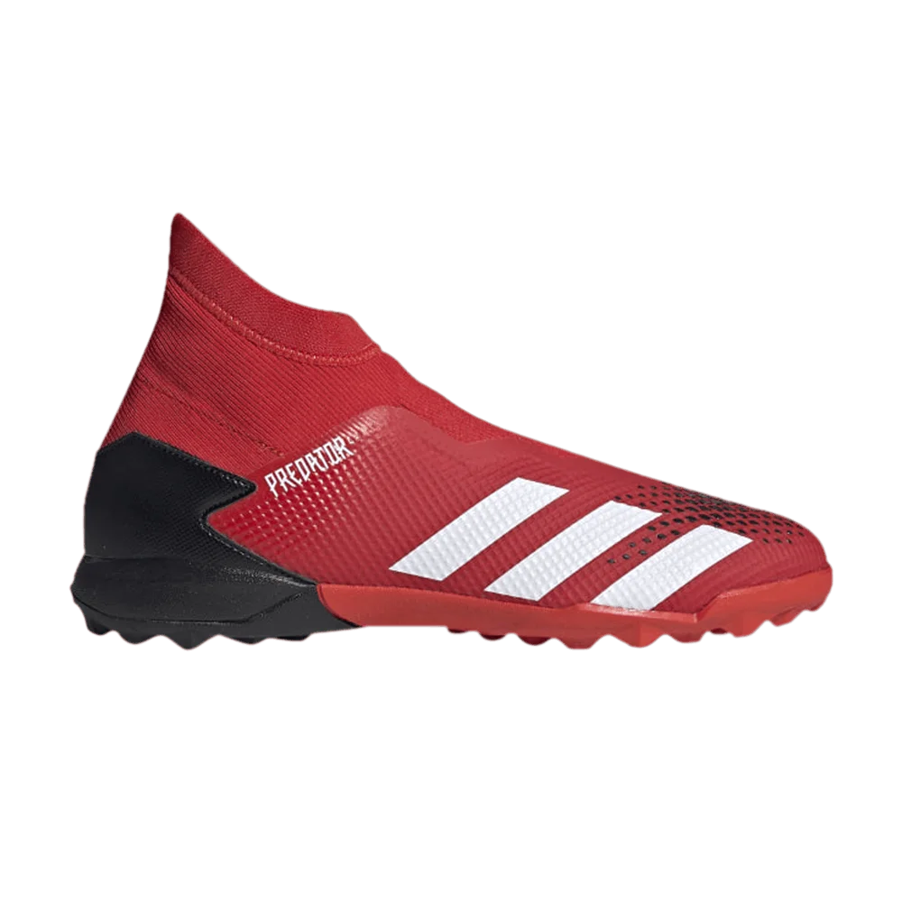Krossovki-Adidas-Predator-20.3-Laceless-TF-Active-Red-Black