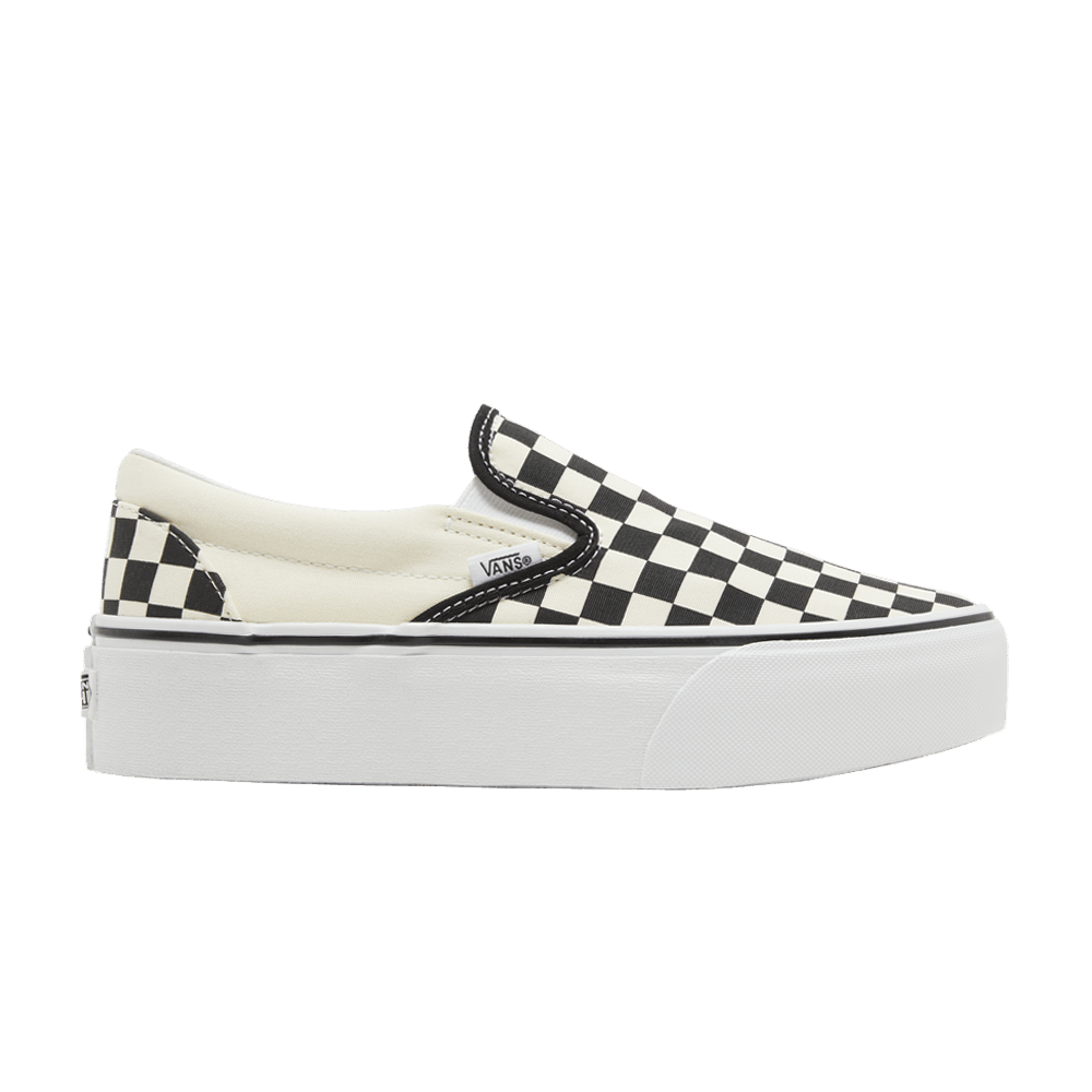 Vans Classic Slip-On Stackform 'Checkerboard - Black White'