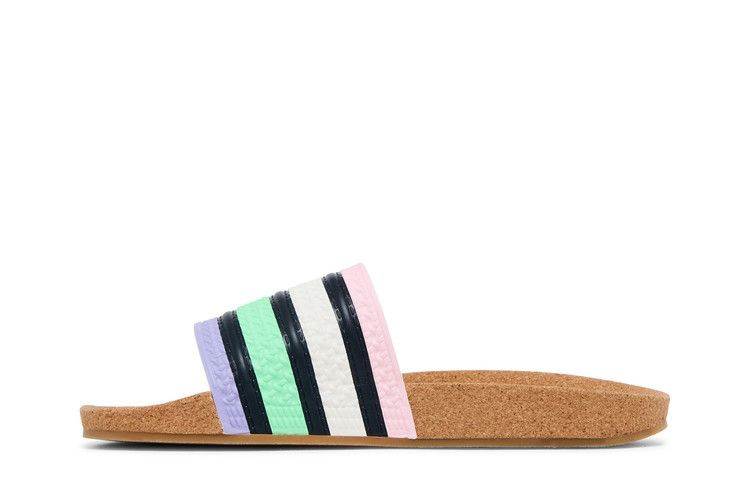 adidas Adilette Slide 'Cork - Pulse Mint Legend Ink'