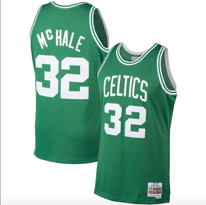 Баскетбольная джерси 1985-86 Boston Celtics #32 Kevin McHale Player Kelly Green Jersey