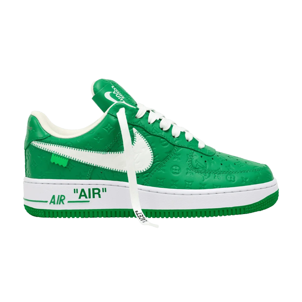 Кроссовки Louis Vuitton x Nike Air Force 1 Low 'Green' Friends & Family