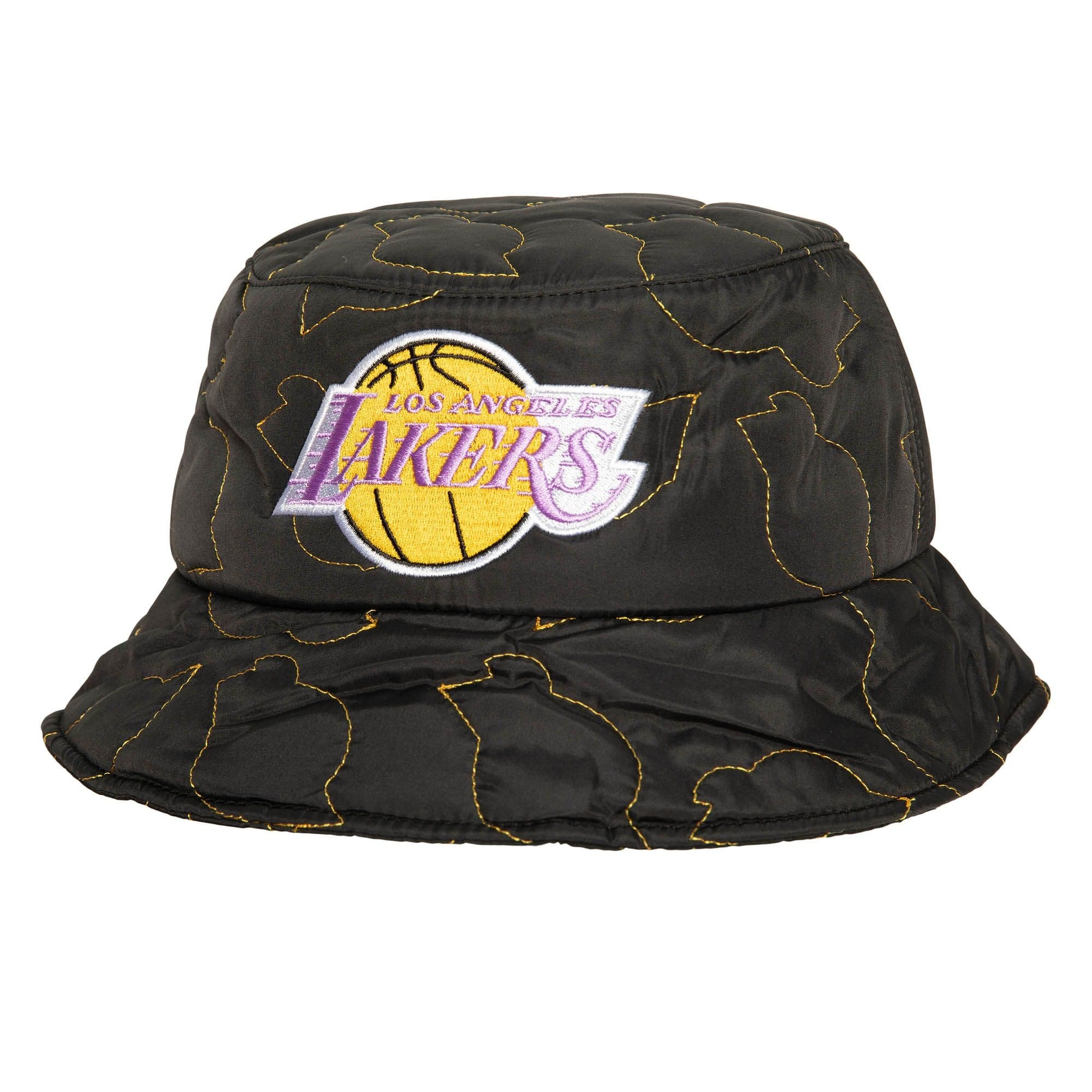 Панама Mitchell & Ness Quilted HWC Los Angeles Lakers Bucket Hat