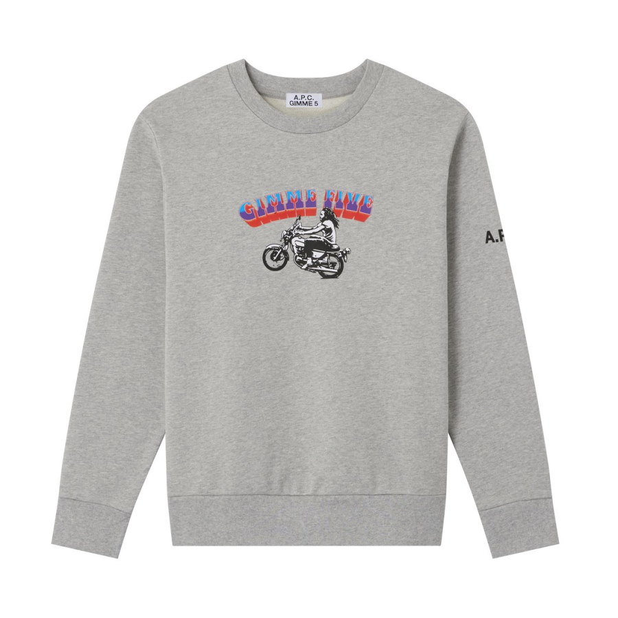 Свитшот A.P.C. Mika Sweatshirt Gray