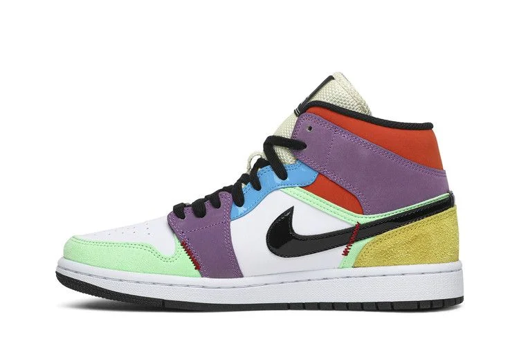 Кроссовки Wmns Air Jordan 1 Mid SE 'Lightbulb'