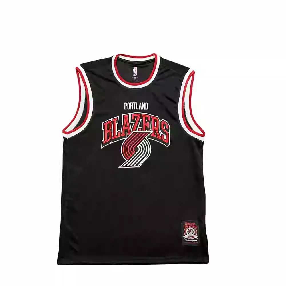 Buck-Up-Portland-Trail-Blazers-Black-Jersey