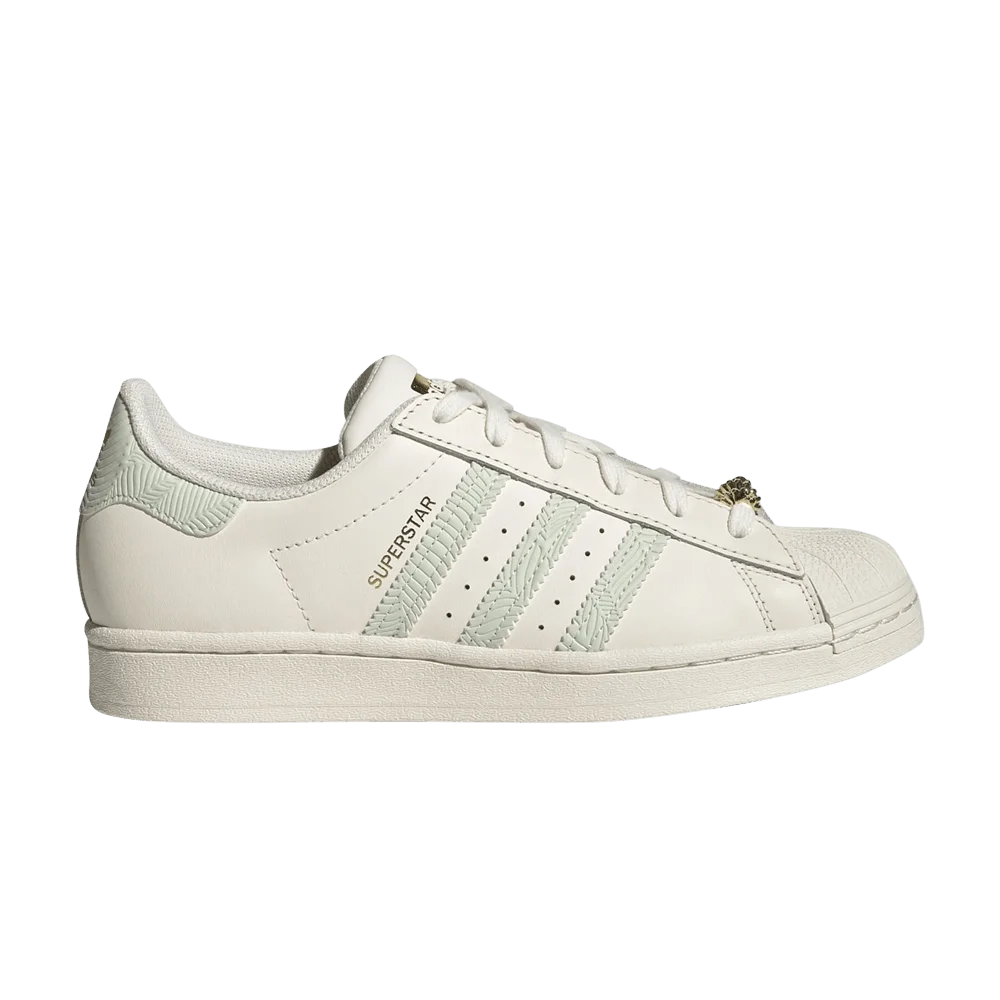Кроссовки Adidas Wmns Superstar 'Off White Linen Green'