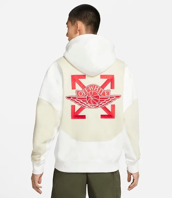 Худи OFF-WHITE x Jordan Hoodie White