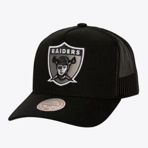 Mitchell-Ness-Black-Los-Angeles-Raiders-Gridiron-Classics-Core-Trucker-Snapback-Hat-300x300